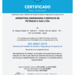 Certificado ISO45001 pt