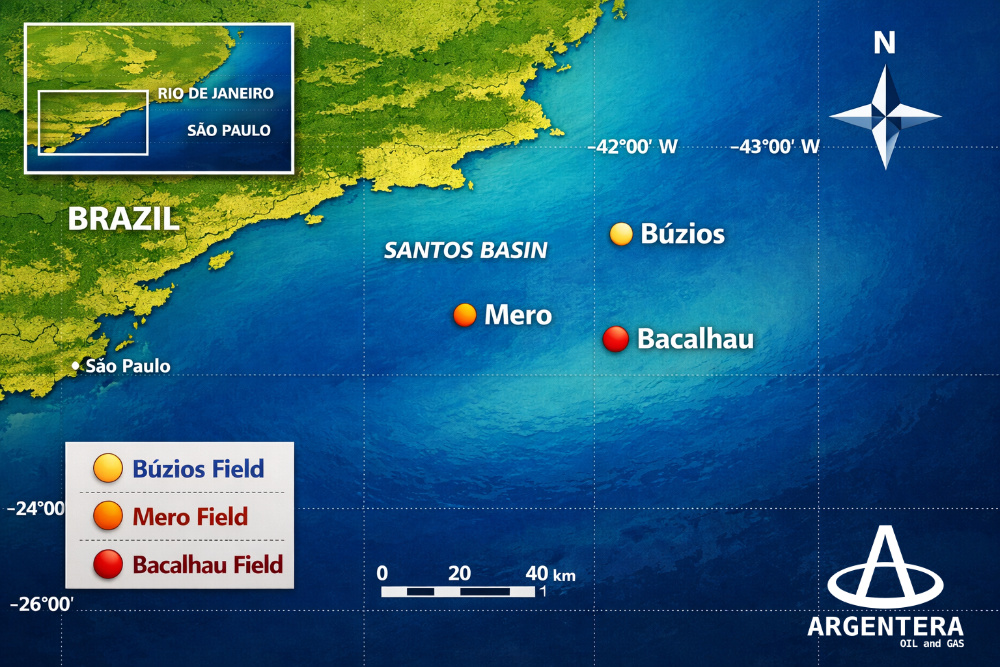 ARGENTERA - mapas de localizacao bacias exploracao offshore